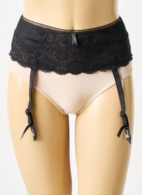 Guêpière/Porte-jarretelle noir FREYA pour femme