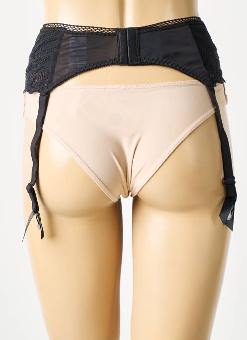 Guêpière/Porte-jarretelle noir FREYA pour femme