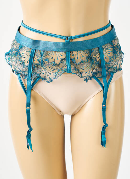 Guêpière/Porte-jarretelle vert JOLIDON pour femme