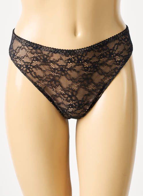 Tanga noir PRIMA DONNA pour femme