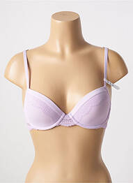 Soutien-gorge effet matière satinée haut soutien-gorge moulé violet ESPRIT femme