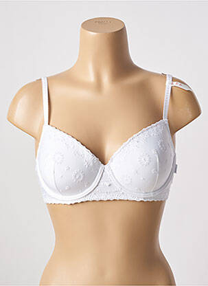 Soutien-gorge effet matière satinée haut soutien-gorge moulé blanc ESPRIT femme