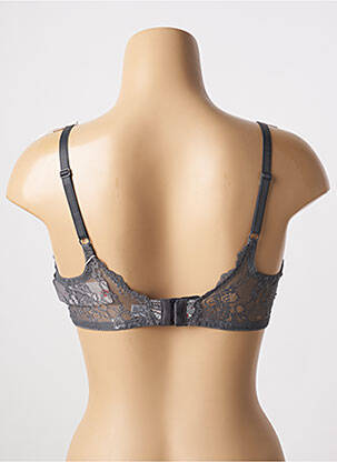 Soutien-gorge effet matière satinée haut soutien-gorge emboitant gris ESPRIT femme