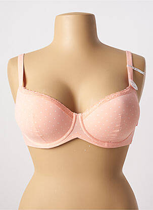 Soutien-gorge effet matière satinée haut soutien-gorge moulé orange ESPRIT femme