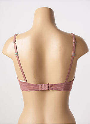 Soutien-gorge effet matière satinée haut soutien-gorge moulé marron ESPRIT femme