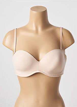 Soutien-gorge effet matière satinée haut soutien-gorge balconnet chair LOU femme