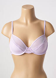 Soutien-gorge effet matière satinée haut soutien-gorge emboitant violet ESPRIT femme