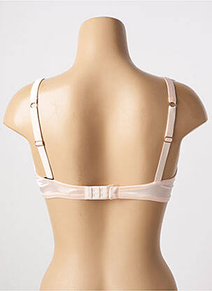 Soutien-gorge effet matière satinée rose LOU femme