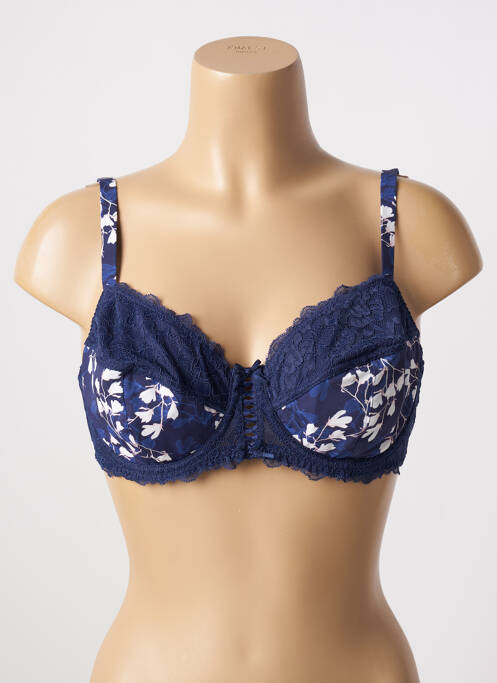 Soutien-gorge bleu PIEGE pour femme