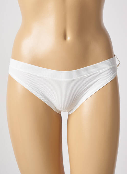 Culotte effet matière satinée blanc ESPRIT femme