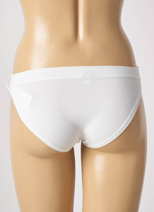 Culotte effet matière satinée blanc ESPRIT femme