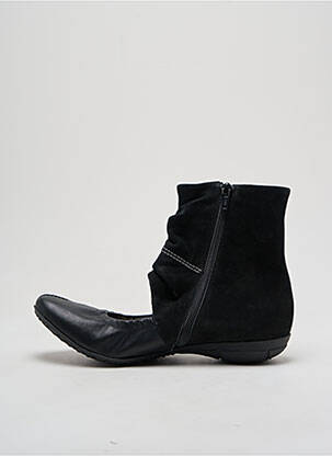 Bottines/boots matière lisse talon plat jusqu'à 3cm noir MAM'ZELLE femme