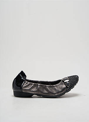 Ballerines matière lisse talon plat jusqu'à 3cm argent MAM'ZELLE femme
