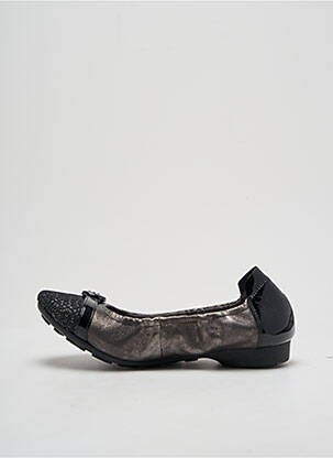 Ballerines matière lisse talon plat jusqu'à 3cm argent MAM'ZELLE femme