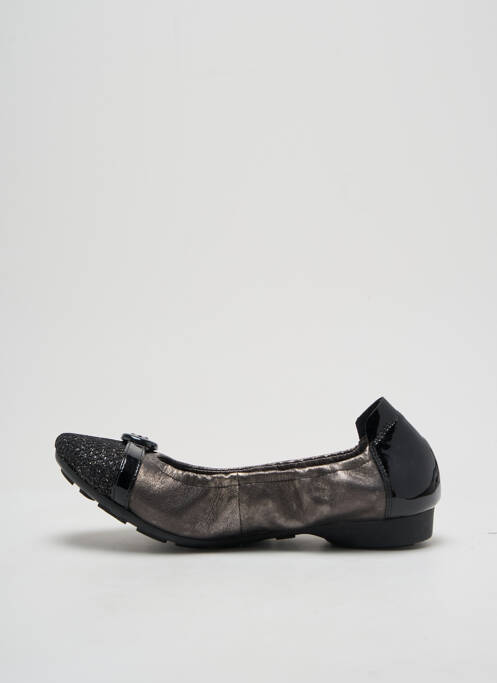 Ballerines matière lisse talon plat jusqu'à 3cm argent MAM'ZELLE femme