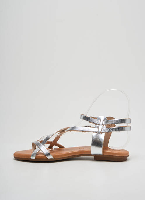 Tongs argent KAOLA pour femme