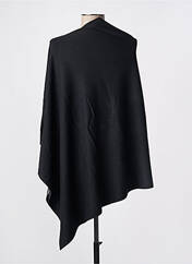 Poncho noir E.DIVA pour femme seconde vue