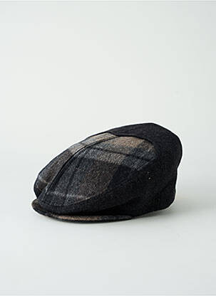 Casquette imprimé carreaux noir DERBY SPORT homme