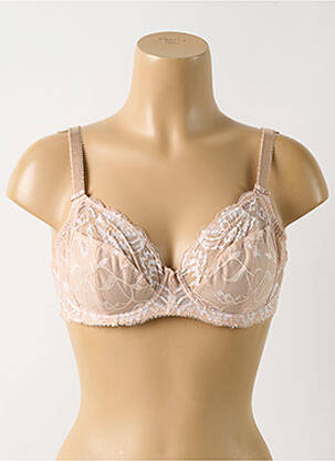 Soutien-gorge effet matière satinée haut soutien-gorge emboitant chair FANTASIE femme