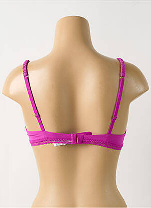 Soutien-gorge effet matière satinée haut soutien-gorge balconnet rose SIMONE X SIMONE PÉRÈLE femme
