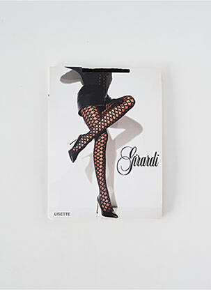 Collants imprimé fantaisie marron GIRARDI femme