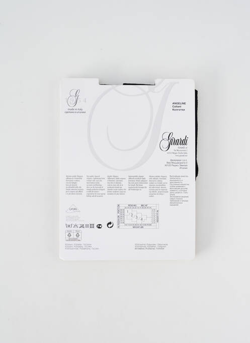 Collants noir GIRARDI pour femme