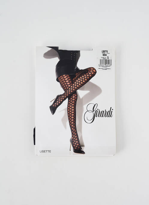 Collants noir GIRARDI pour femme