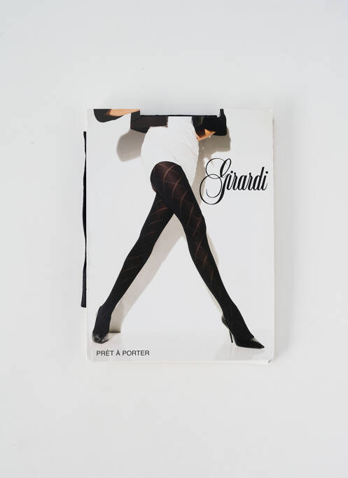 Collants noir GIRARDI pour femme