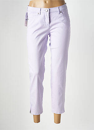 Jeans coupe slim taille basse taille basse violet TONI femme