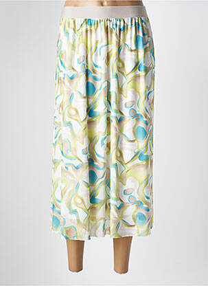 Jupe longue imprimé fantaisie beige BARBARA LEBEK femme