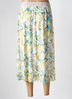 Jupe longue imprimé fantaisie beige BARBARA LEBEK femme