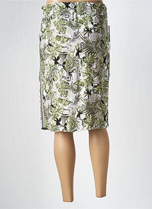 Jupe mi-longue coupe droite vert THOMAS RABE femme