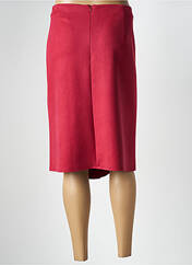 Jupe mi-longue rouge CHRISTINE LAURE pour femme seconde vue