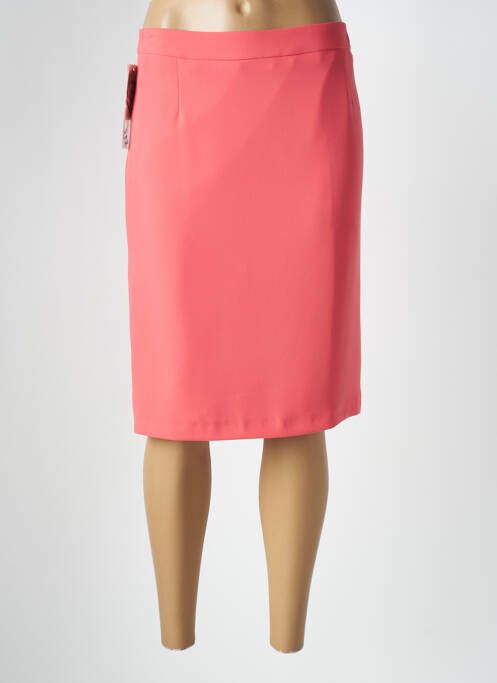 Jupe mi-longue orange BARBARA LEBEK pour femme