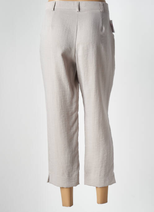 Pantalon 7/8 gris CHRISTINE LAURE pour femme