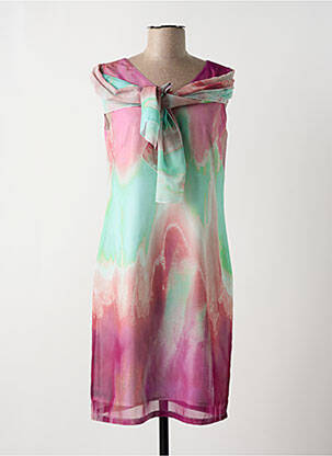 Robe mi-longue sans manche sans manche violet MERI & ESCA femme