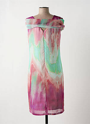 Robe mi-longue sans manche sans manche violet MERI & ESCA femme
