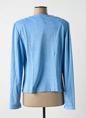 Veste casual epaulette bleu BARBARA LEBEK femme