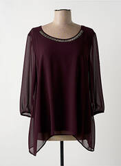 Tunique manches longues violet BARBARA LEBEK pour femme seconde vue