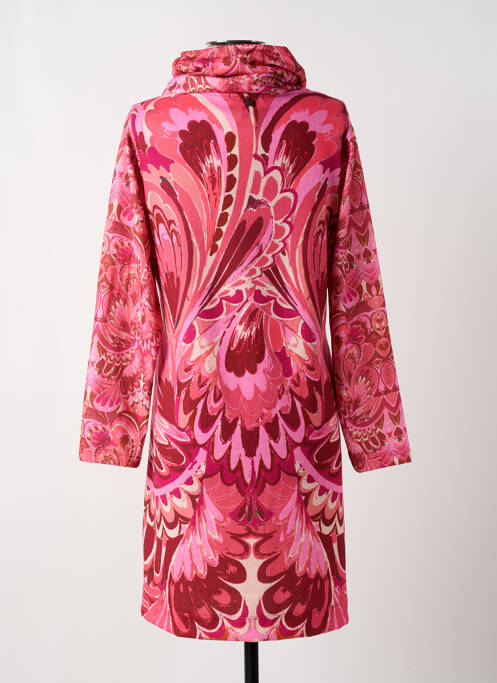 Robe mi-longue rose MALOKA pour femme