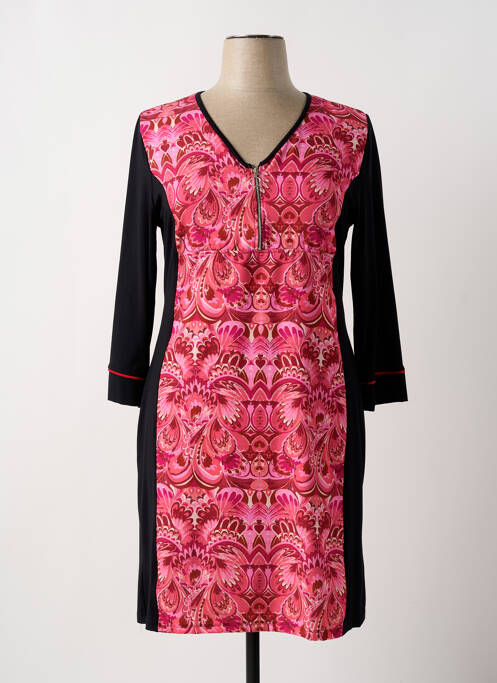 Robe mi-longue rose MALOKA pour femme