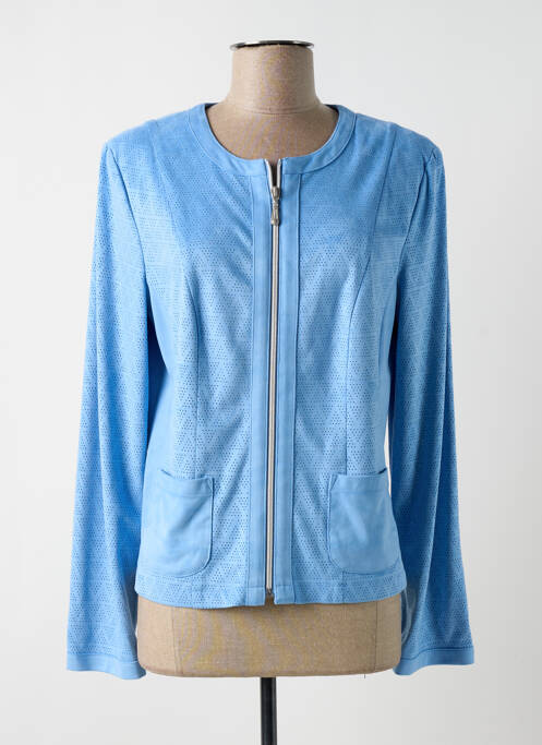 Veste casual bleu BARBARA LEBEK pour femme
