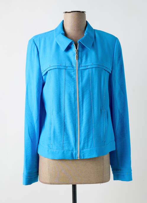 Veste casual bleu CHRISTINE LAURE pour femme