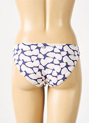 Bas de maillot de bain imprimé fantaisie culotte bleu CHERRY BEACH femme