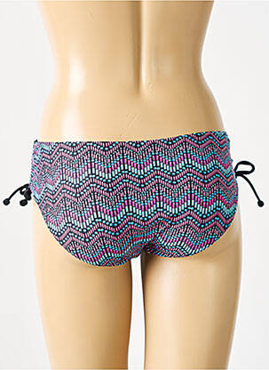 Bas de maillot de bain imprimé fantaisie culotte noir SUNMARIN femme