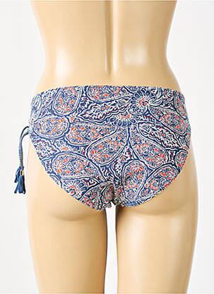 Bas de maillot de bain effet matière satinée culotte bleu ESPRIT femme