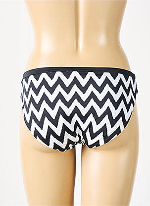 Bas de maillot de bain effet matière satinée culotte noir FREYA femme