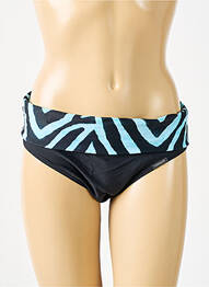 Bas de maillot de bain effet matière satinée culotte noir SUNMARIN femme