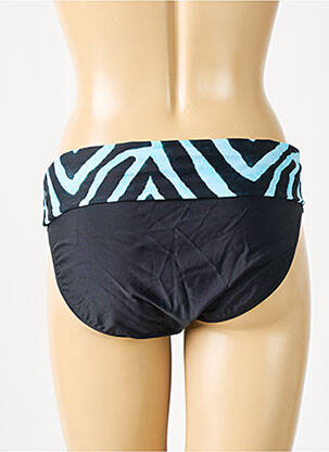 Bas de maillot de bain effet matière satinée culotte noir SUNMARIN femme