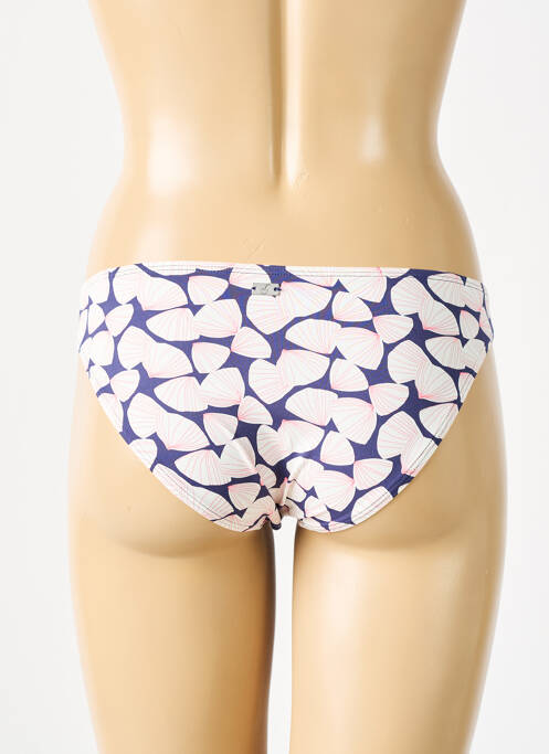 Bas de maillot de bain imprimé fantaisie culotte bleu CHERRY BEACH femme